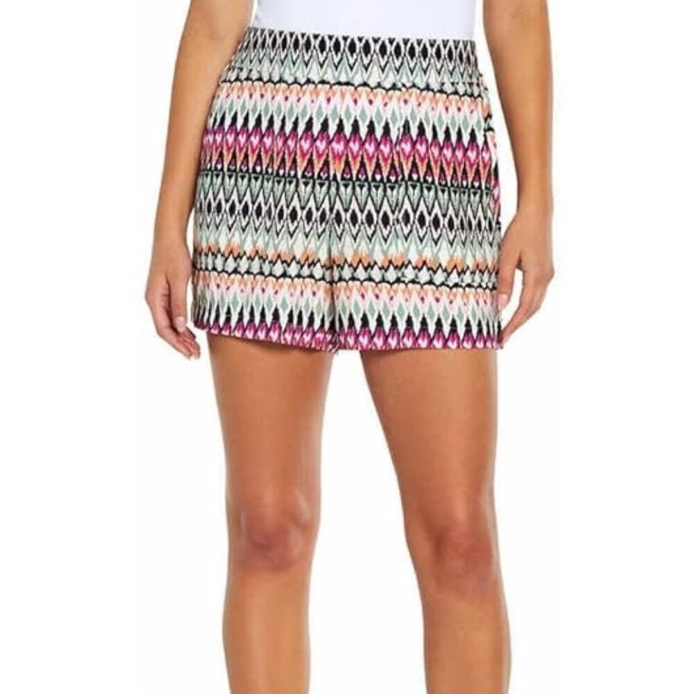 NWT Wildfox Women's Lightweight Pull On Summer Shorts Orange Size 2XL $45 4HL34